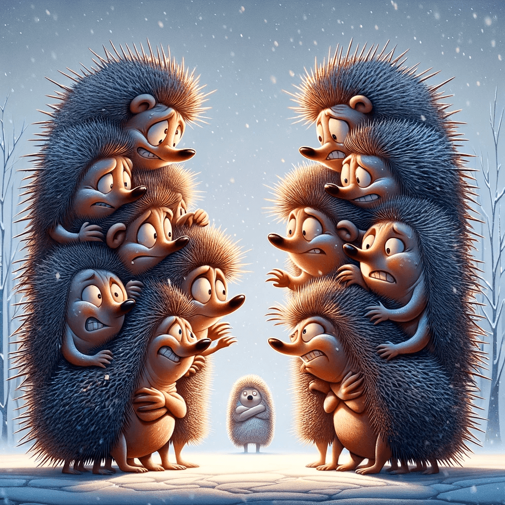 معضلة القنفذ أو متلازمة القنفذ